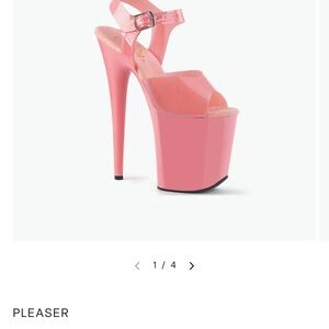 Pleaser Pink Platform Heels